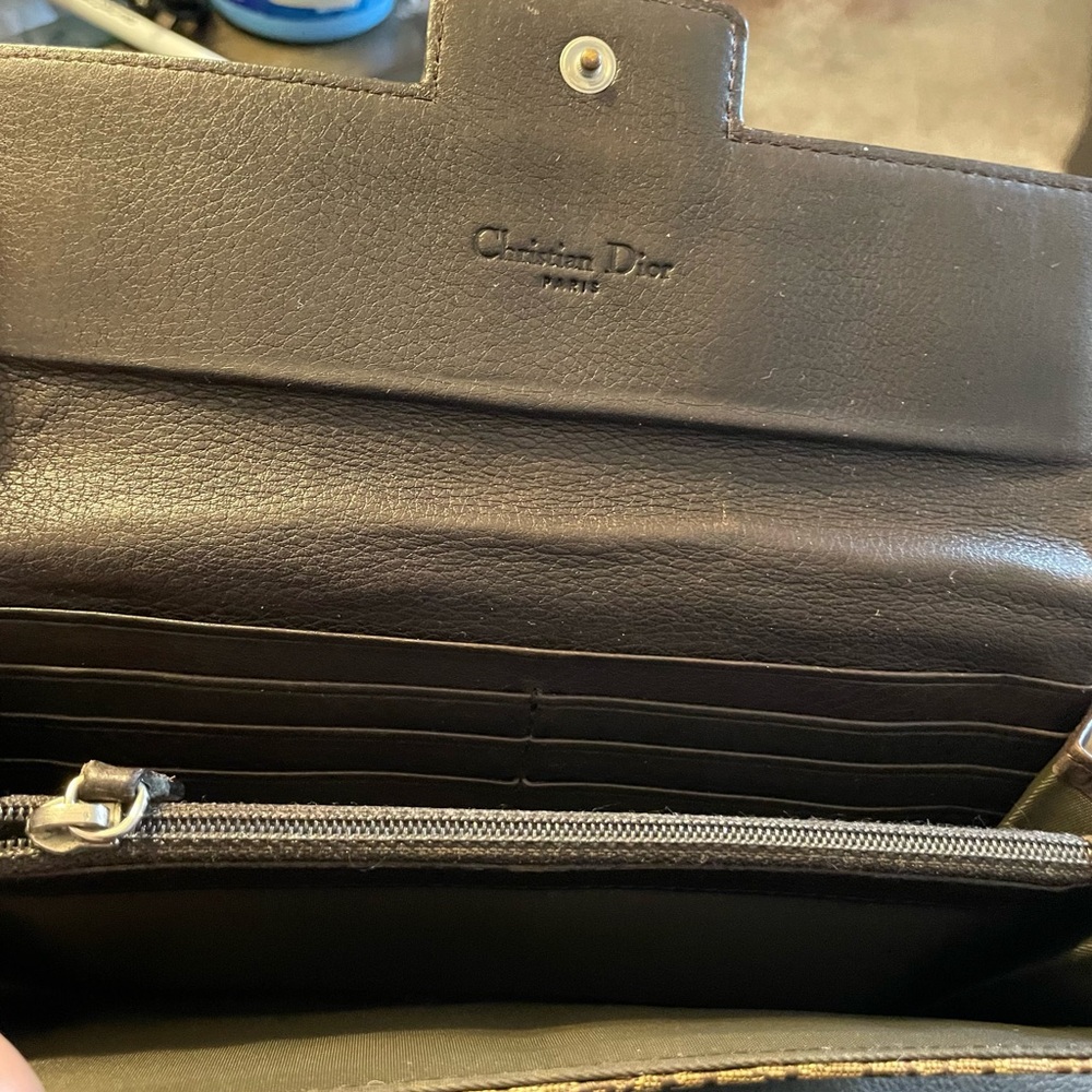 DIOR Brown and Tan Wallet - Picture 2 of 5